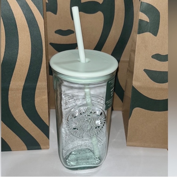 Starbucks Kitchen Starbucks Glass Cup Poshmark